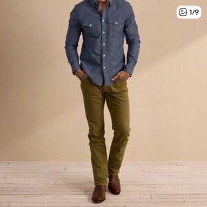 Tecovas Jeans Men’s 31x32 Olive Everyday Standard Twill Rugged Outdoor Western